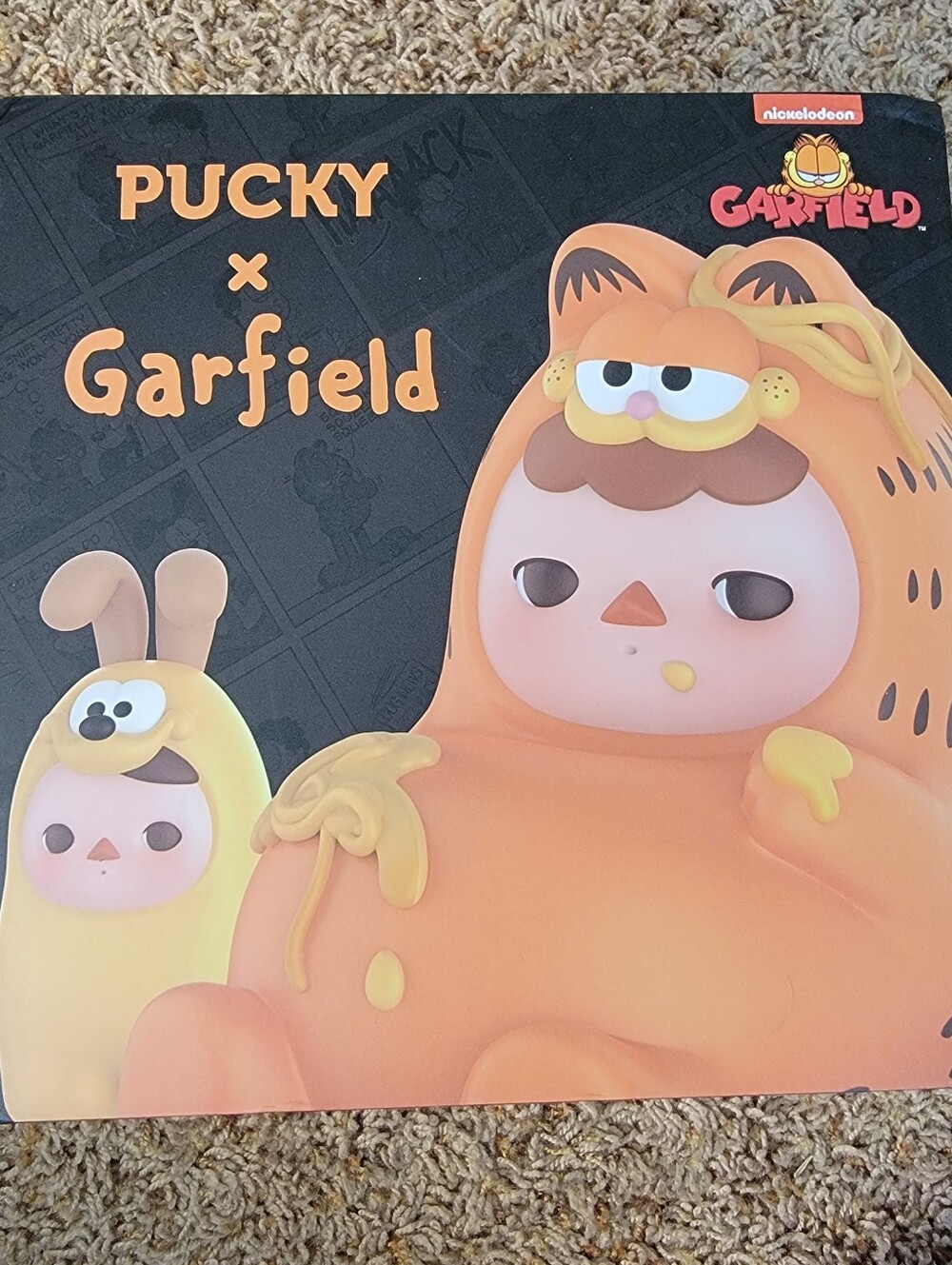 Auth 2020 Pop Mart Pucky X Garfield The Cat Figure Set W/ Odie! Nickelodeon!